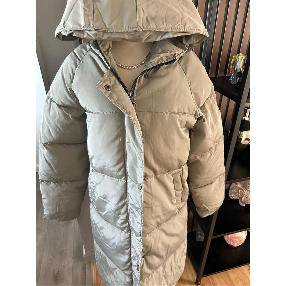 SHEIN green puffy jacket winter jacket size s